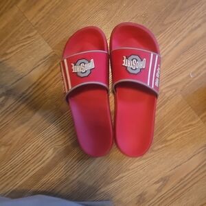 Men's Red Slide Sandals